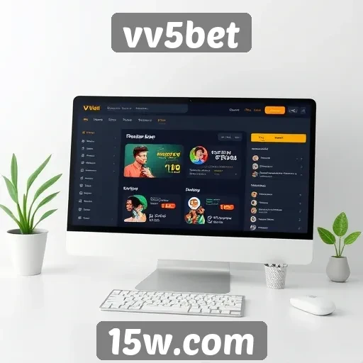Navegação e usabilidade do site vv5bet